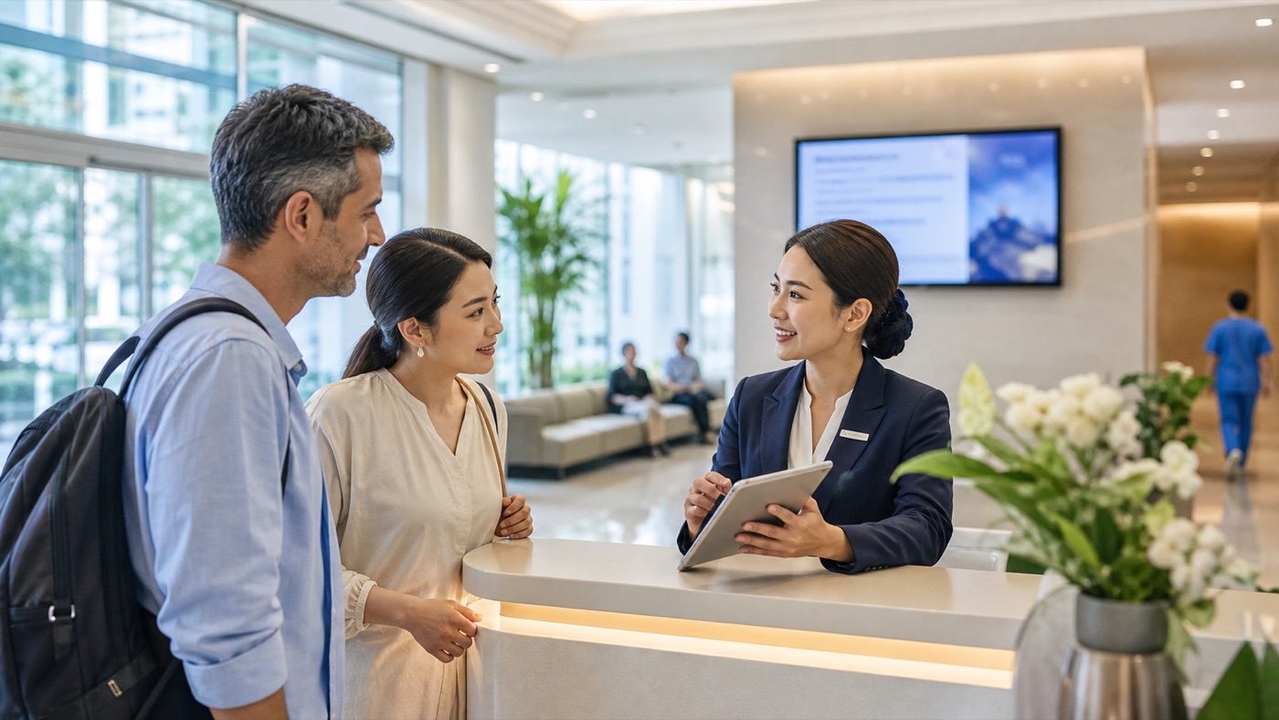 Healthcare in Asia for foreigners with hospital support.